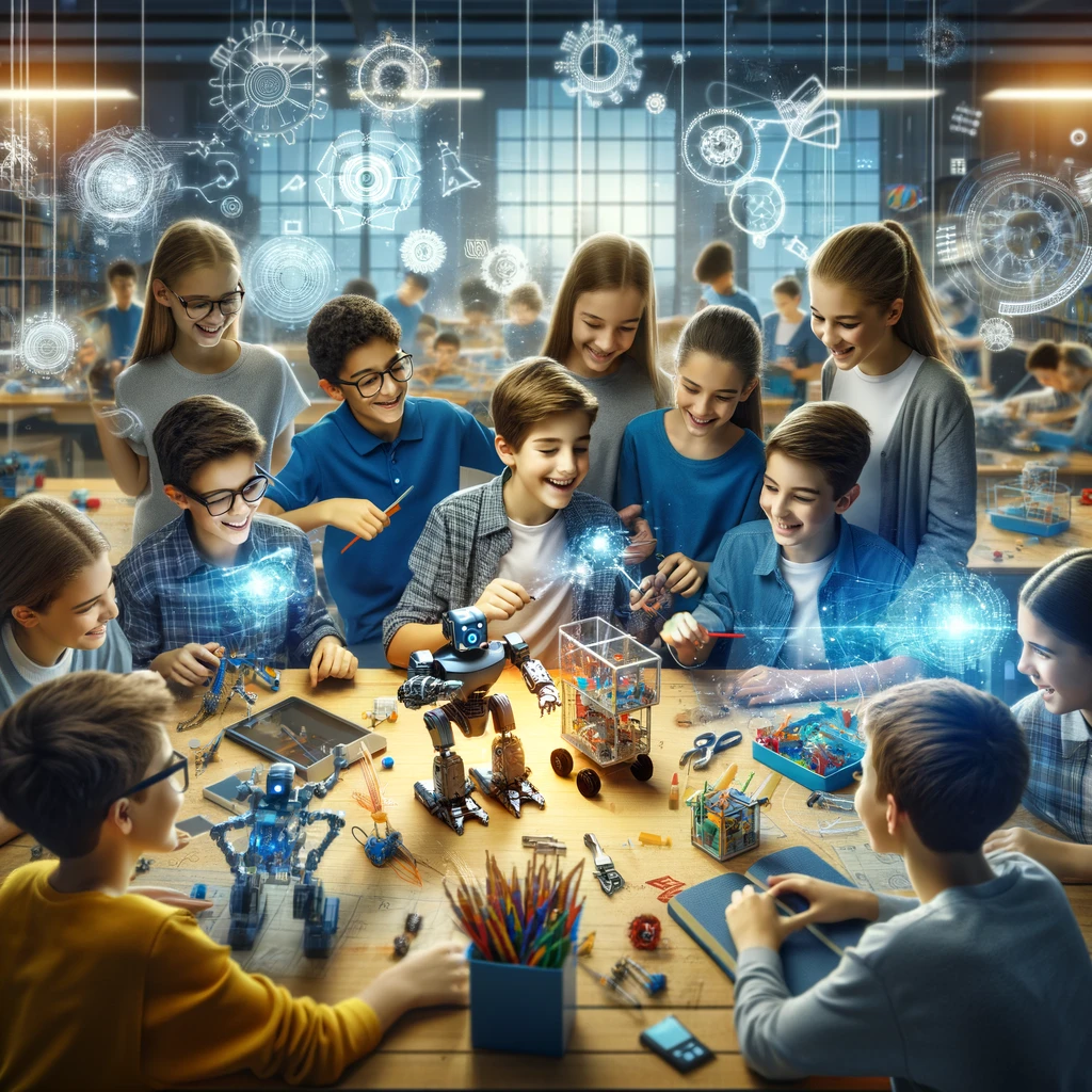 TheHomeschoolingCompany platform showcasing student projects