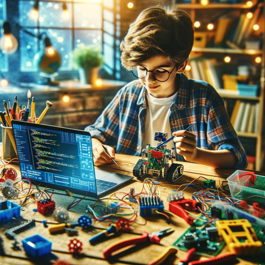 Teen working on financial planning